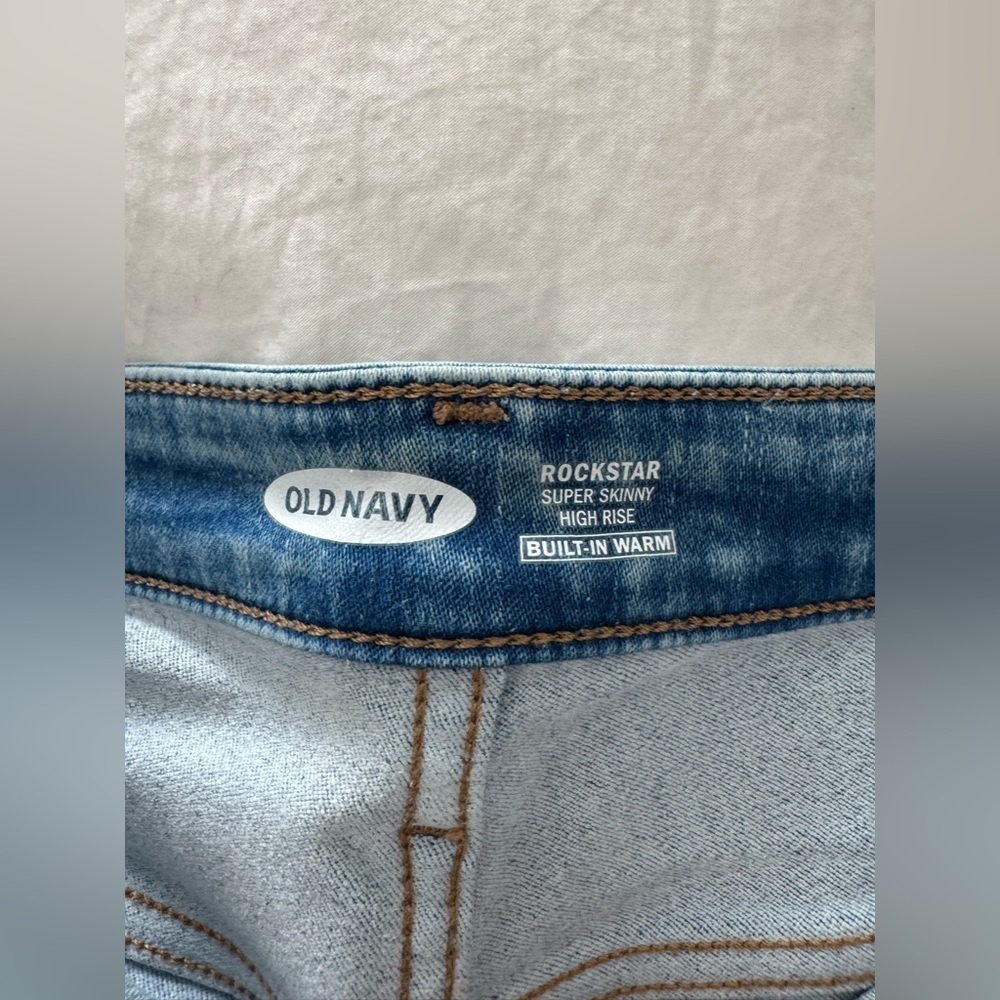 Old Navy Rockstar Super Skinny High Rise Built in Warmth